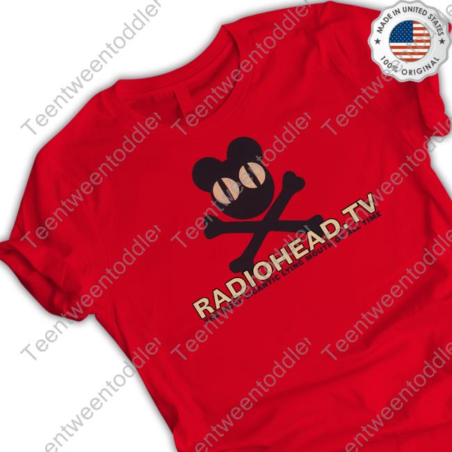 Official 2001 Radiohead The Most Gigantic Lying Mouth Funny Shirt