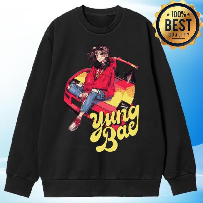 Yung Bae Merch Anime Car Girl Shirts